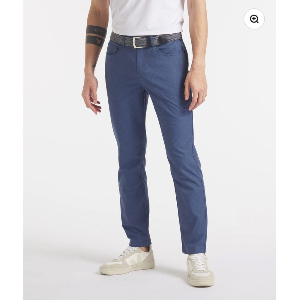 Public‎ Rec Mens Workday Pants Slate Blue Gray 38/32 Performance Chino Tech